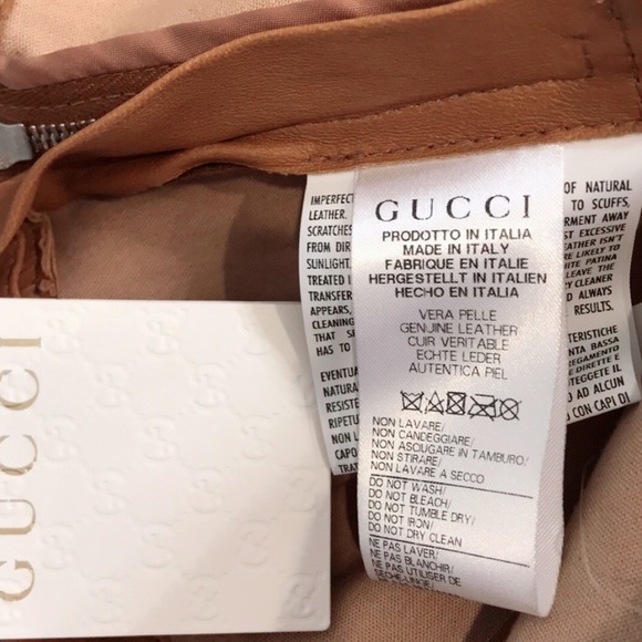 NWT GUCCI Mouve Kids Leather Leggings - Picture 5 of 7